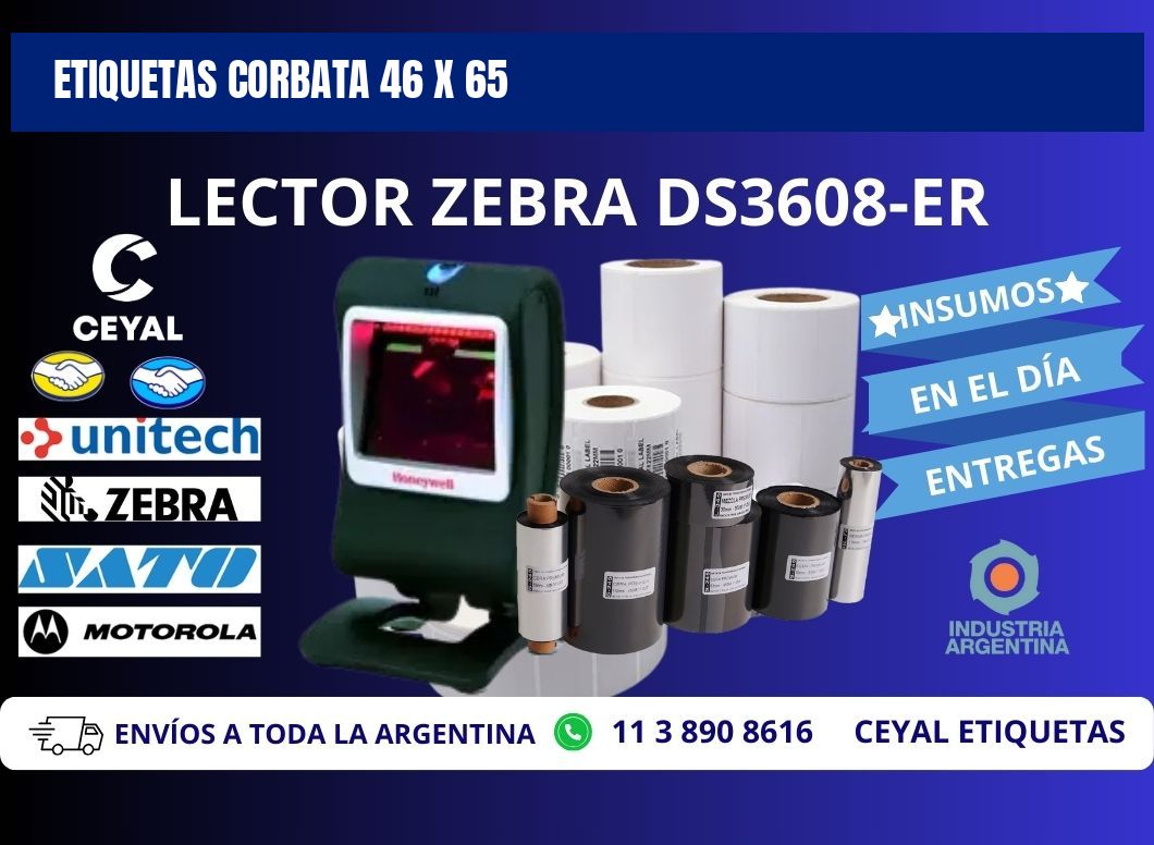 ETIQUETAS CORBATA 46 x 65