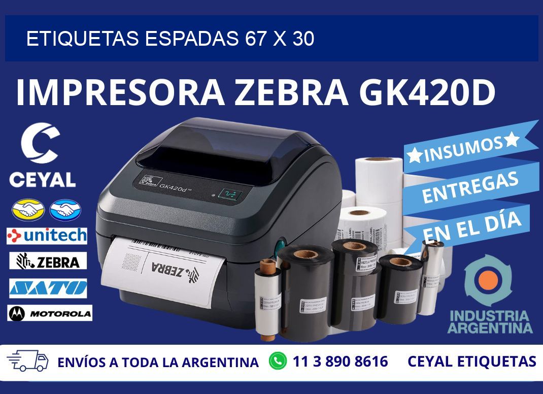 ETIQUETAS ESPADAS 67 x 30