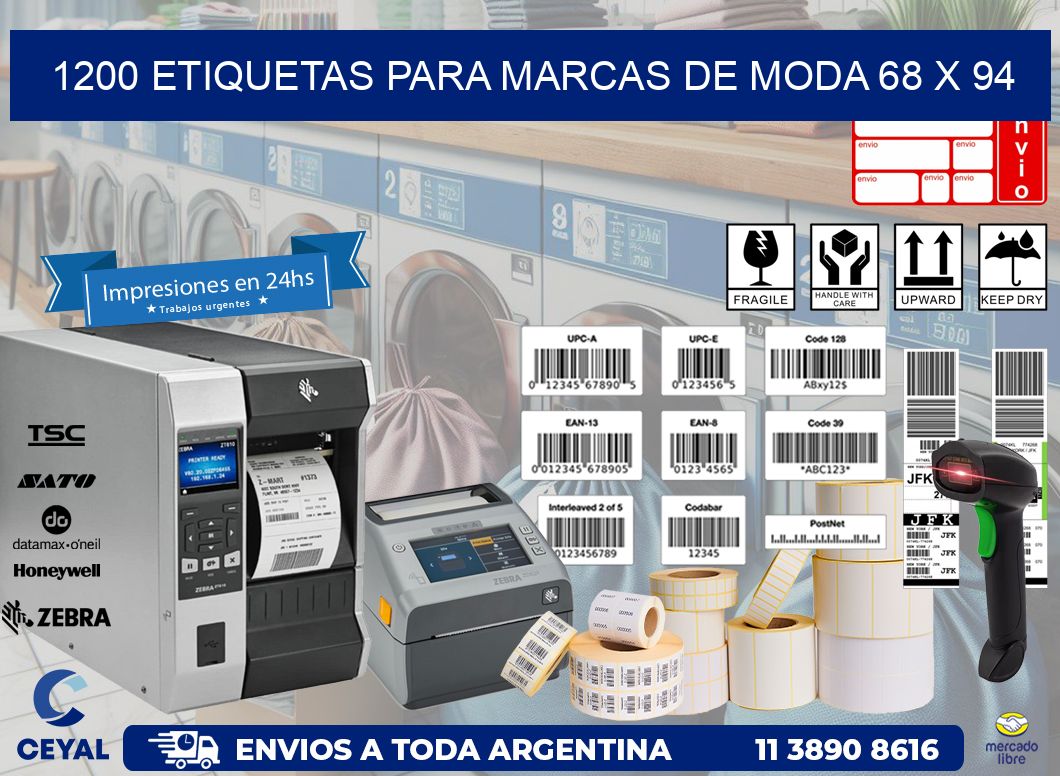 1200 ETIQUETAS PARA MARCAS DE MODA 68 x 94