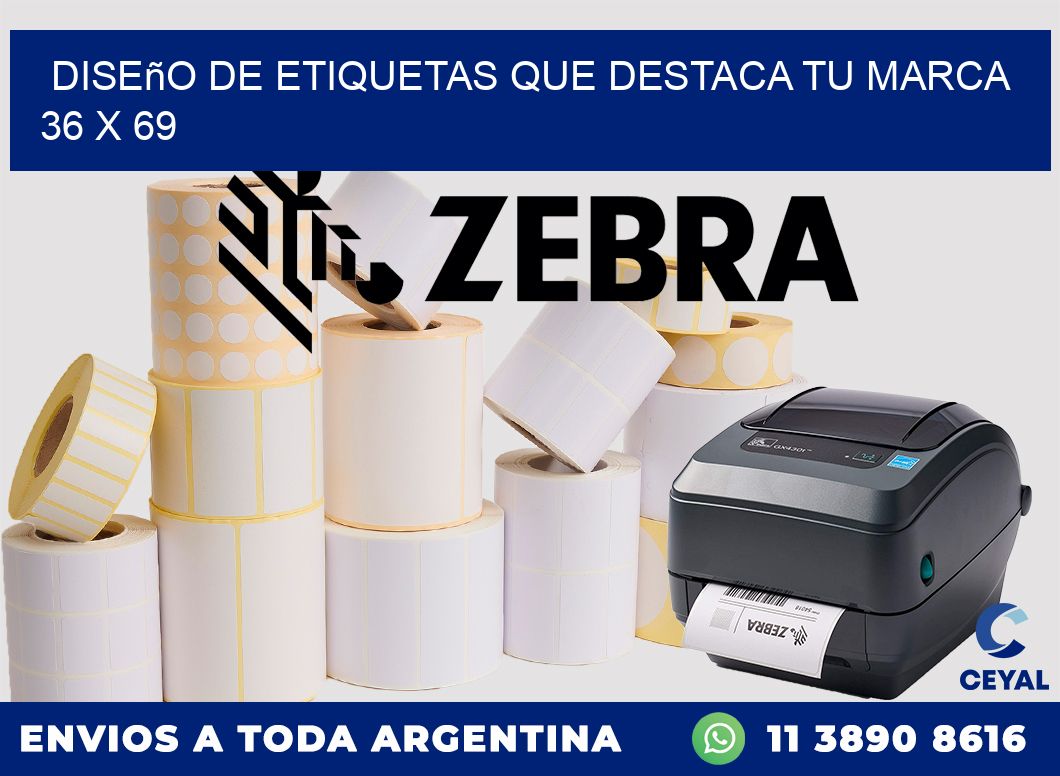 Diseño de Etiquetas que Destaca tu Marca 36 x 69