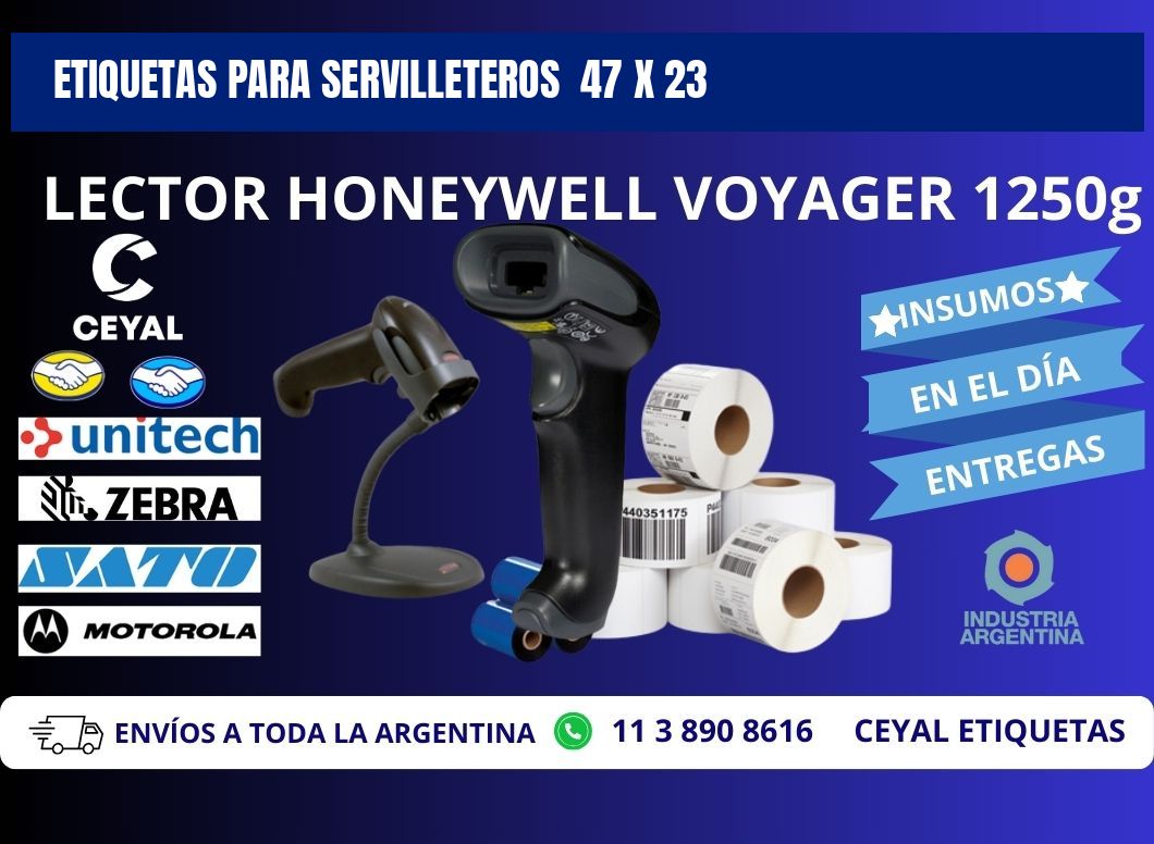 ETIQUETAS PARA SERVILLETEROS 47 x 23