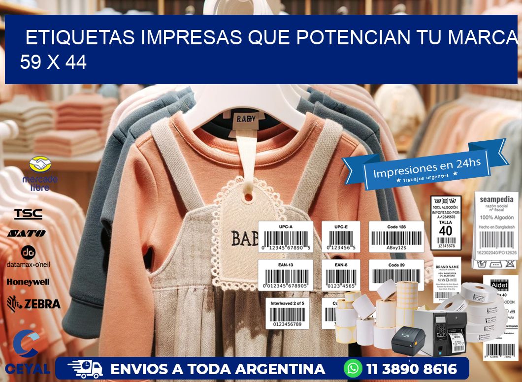 Etiquetas Impresas que Potencian tu Marca 59 x 44