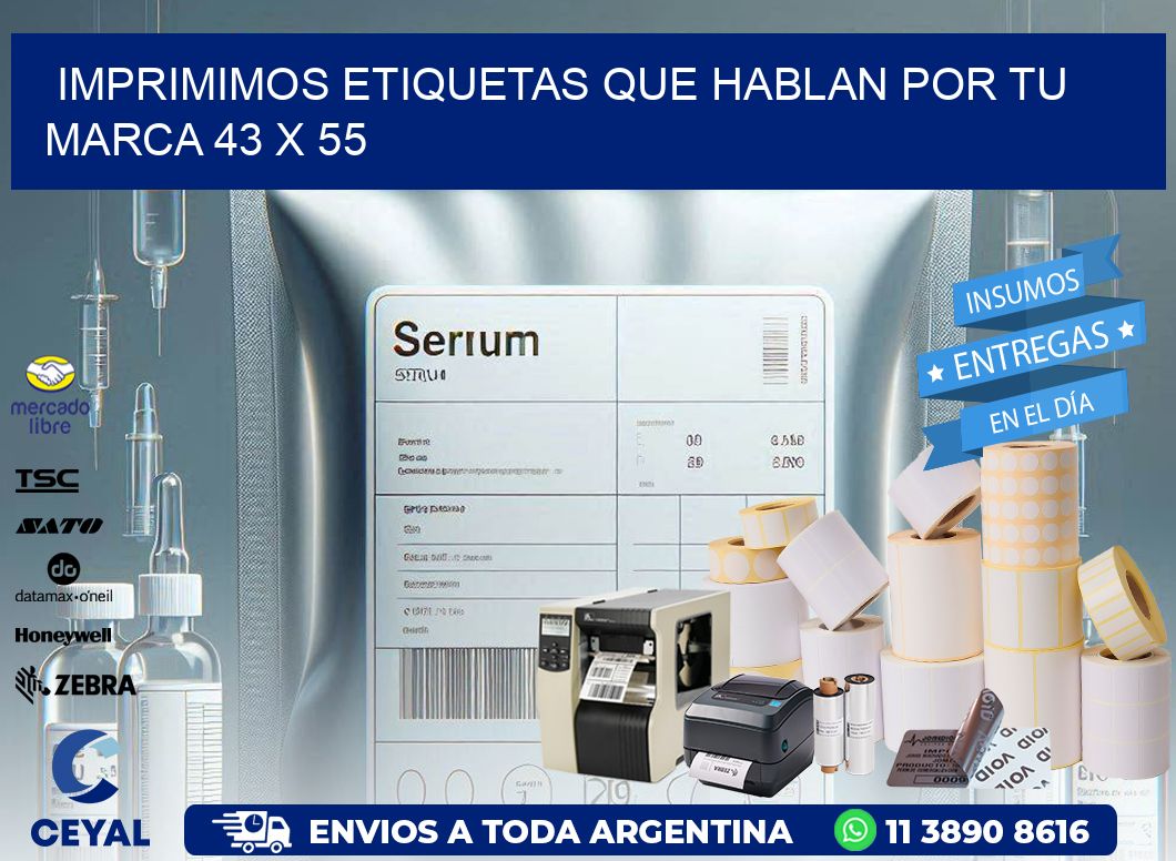 Imprimimos Etiquetas que Hablan por tu Marca 43 x 55
