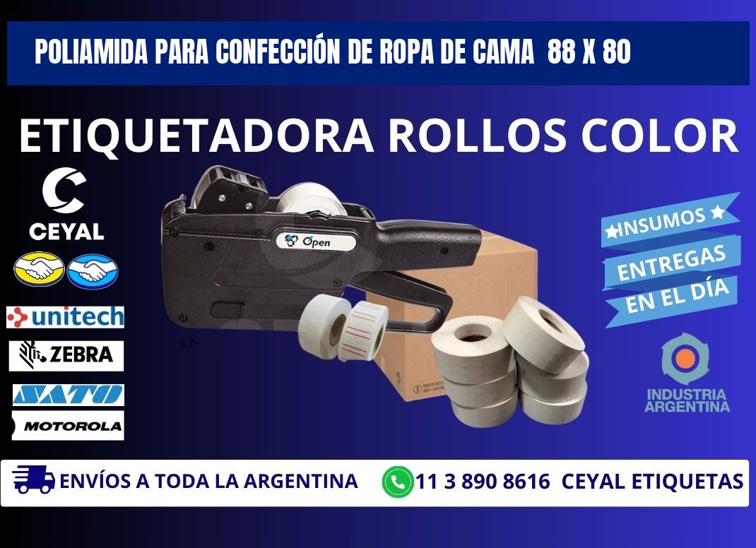 POLIAMIDA PARA CONFECCIÓN DE ROPA DE CAMA 88 x 80