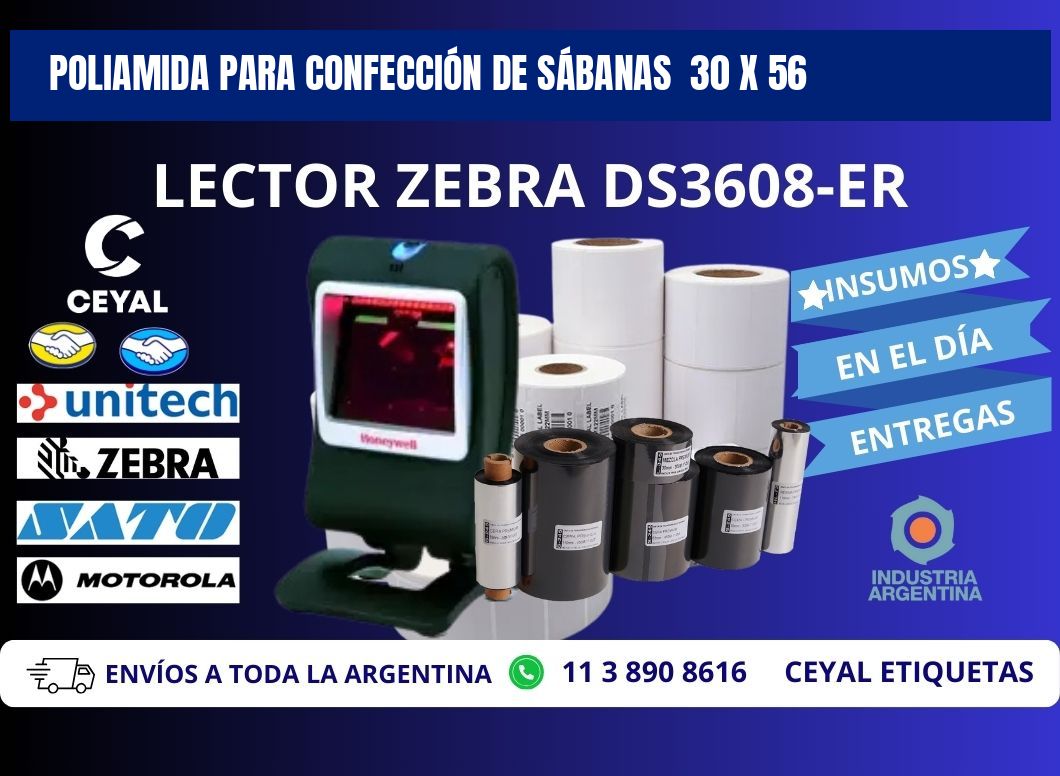 POLIAMIDA PARA CONFECCIÓN DE SÁBANAS 30 x 56