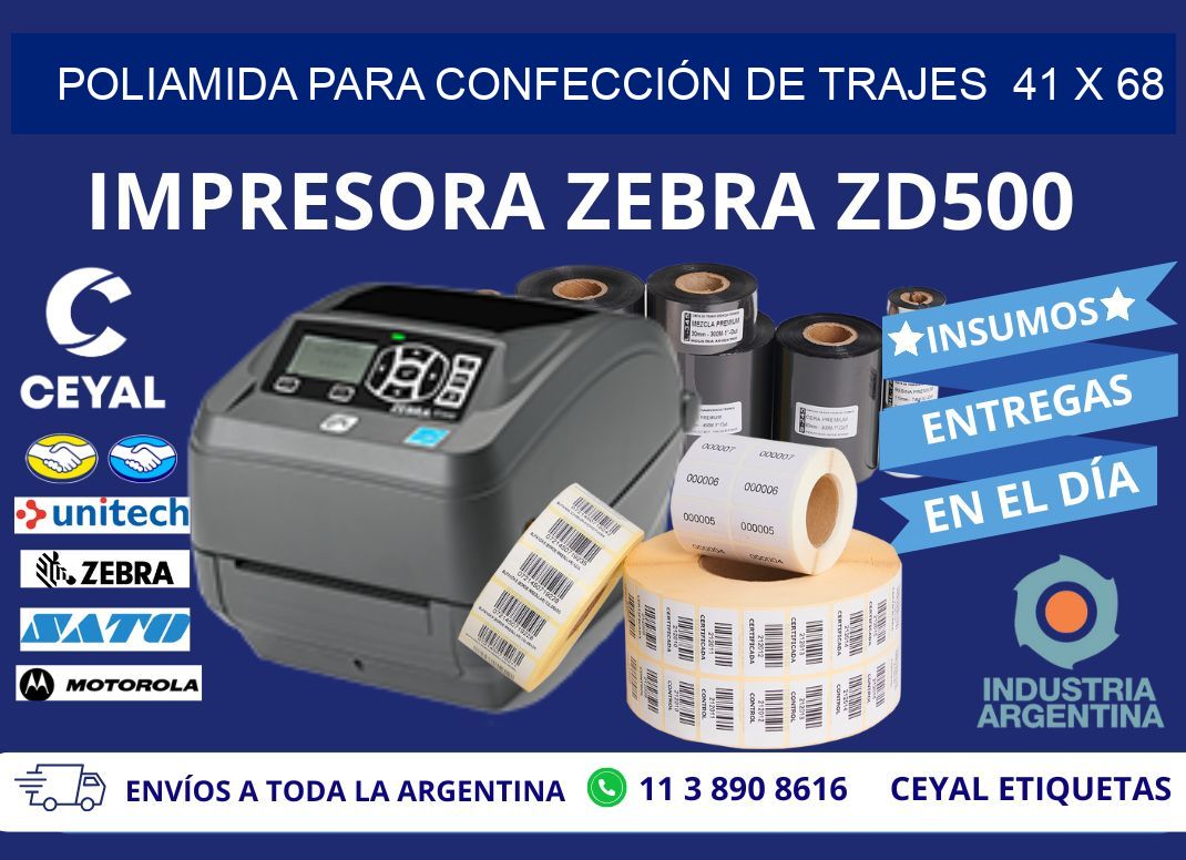 POLIAMIDA PARA CONFECCIÓN DE TRAJES 41 x 68