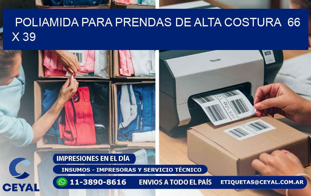 POLIAMIDA PARA PRENDAS DE ALTA COSTURA 66 x 39