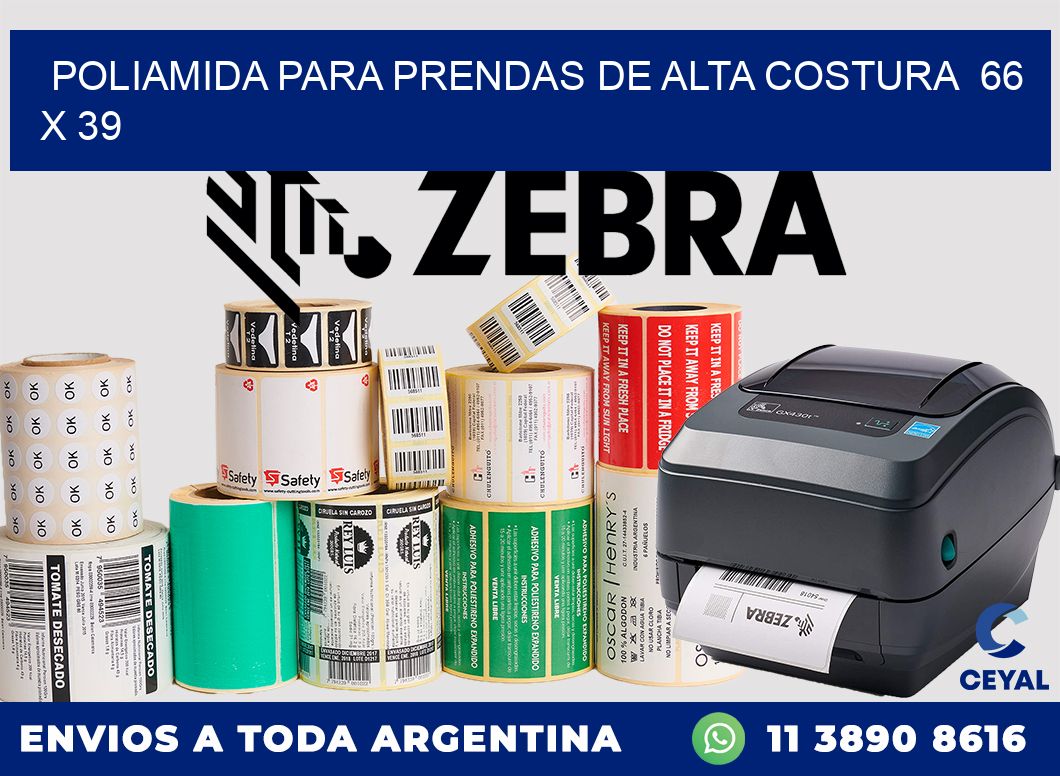 POLIAMIDA PARA PRENDAS DE ALTA COSTURA 66 x 39