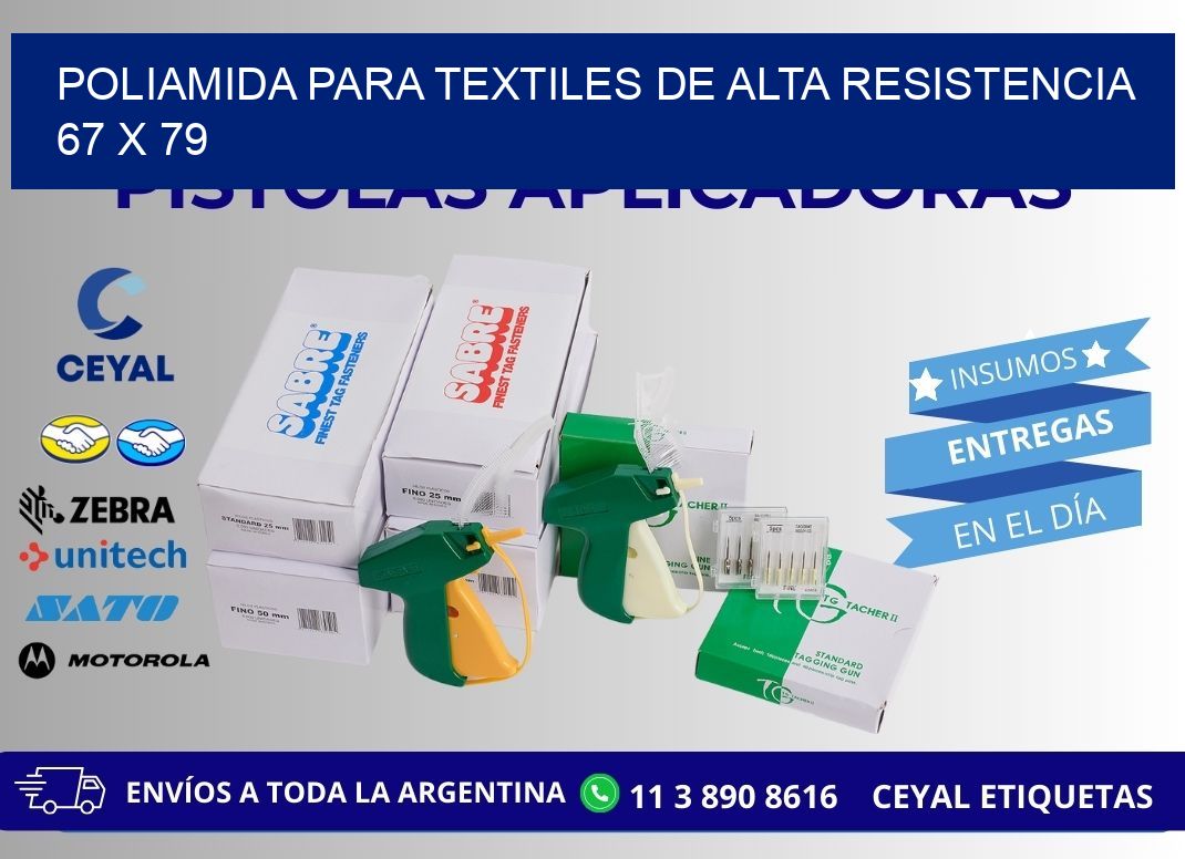 POLIAMIDA PARA TEXTILES DE ALTA RESISTENCIA 67 x 79