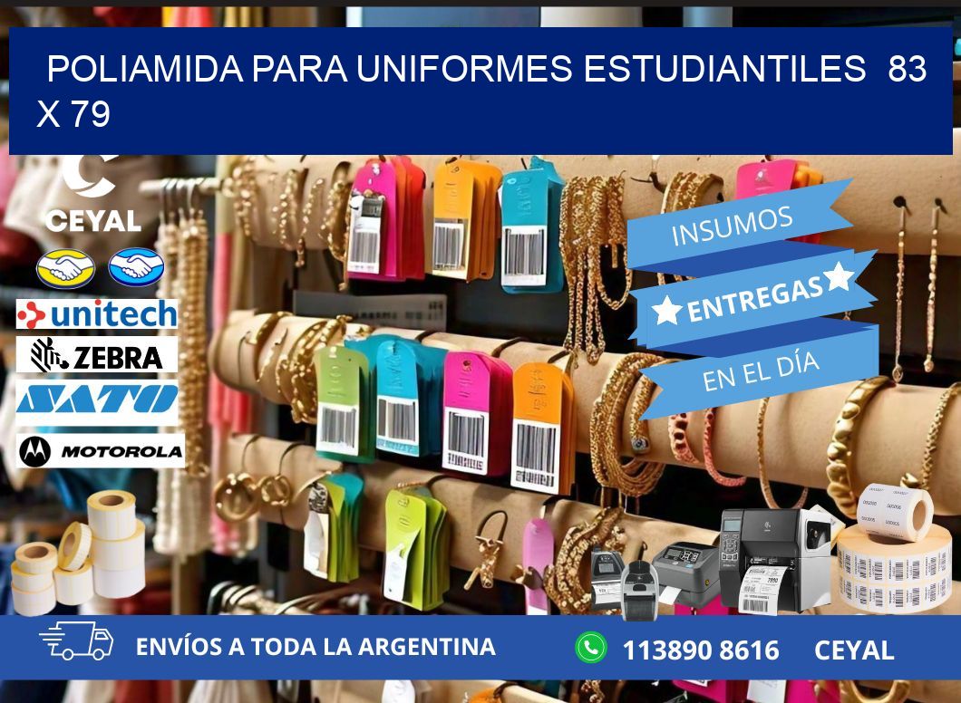 POLIAMIDA PARA UNIFORMES ESTUDIANTILES 83 x 79