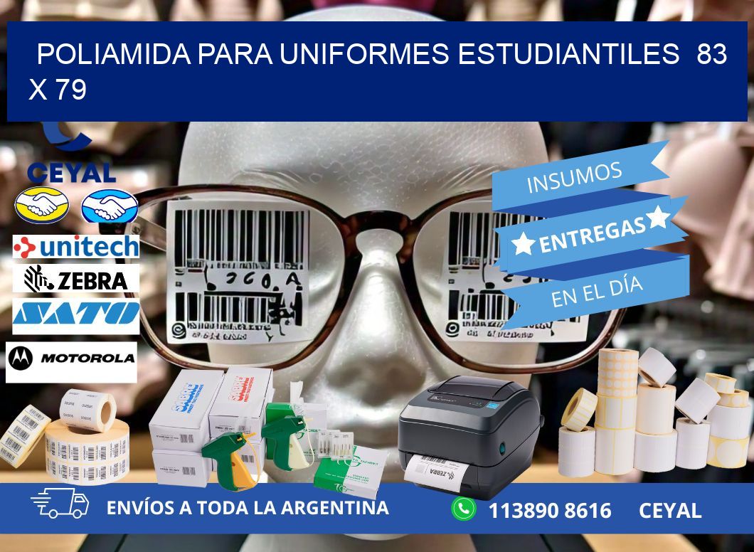 POLIAMIDA PARA UNIFORMES ESTUDIANTILES 83 x 79