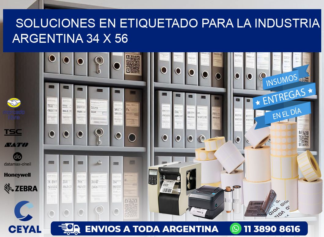 Soluciones en Etiquetado para la Industria Argentina 34 x 56