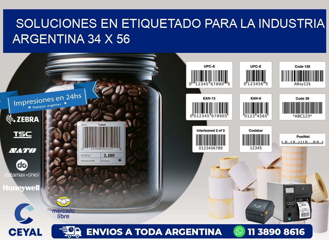 Soluciones en Etiquetado para la Industria Argentina 34 x 56