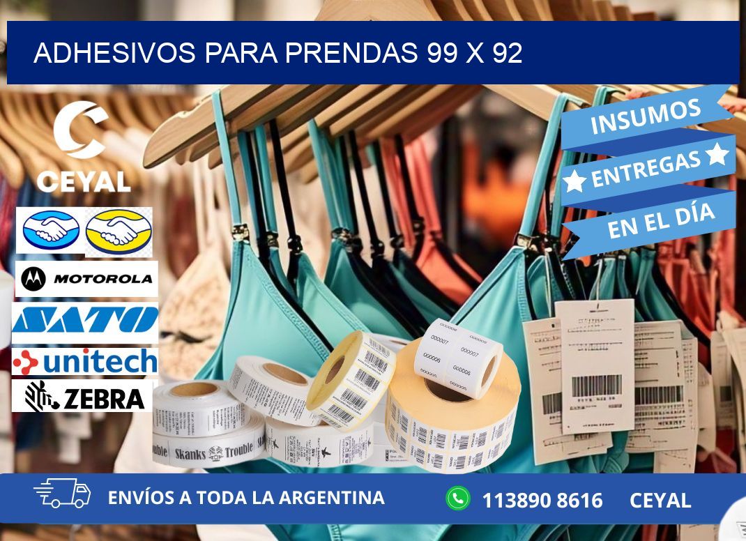 ADHESIVOS PARA PRENDAS 99 x 92
