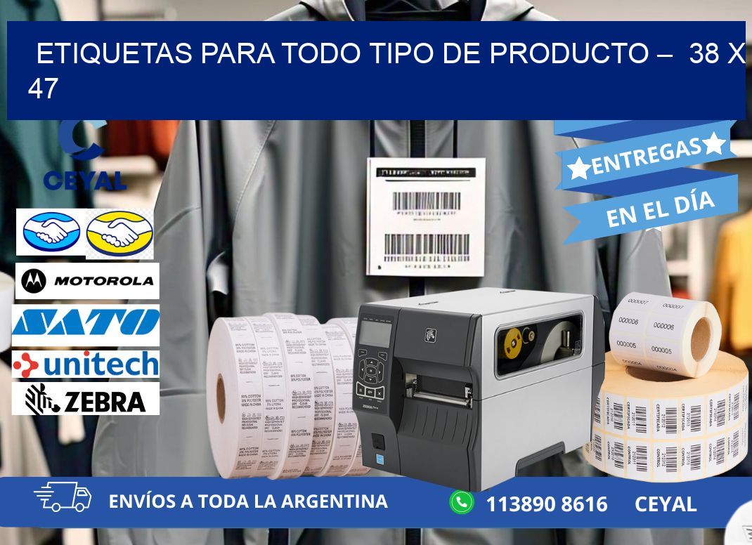 ETIQUETAS PARA TODO TIPO DE PRODUCTO –  38 x 47