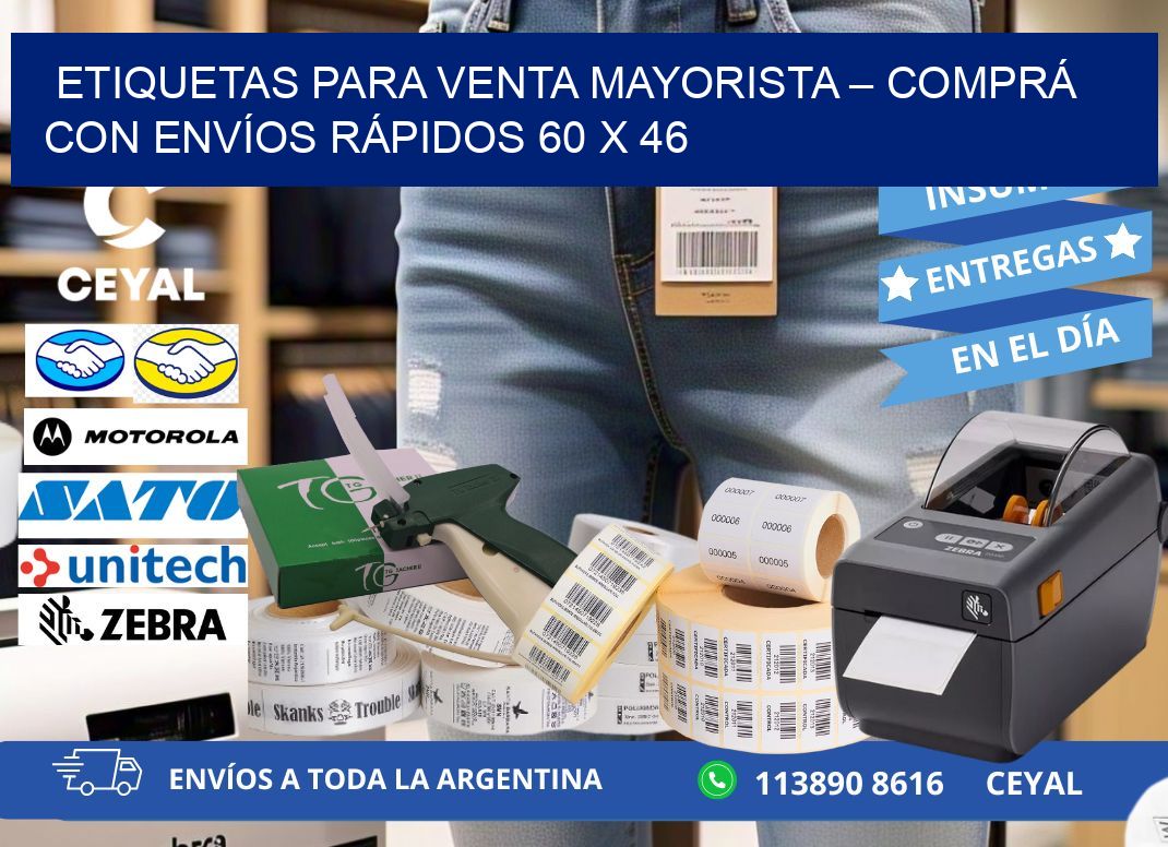 ETIQUETAS PARA VENTA MAYORISTA – COMPRÁ CON ENVÍOS RÁPIDOS 60 x 46