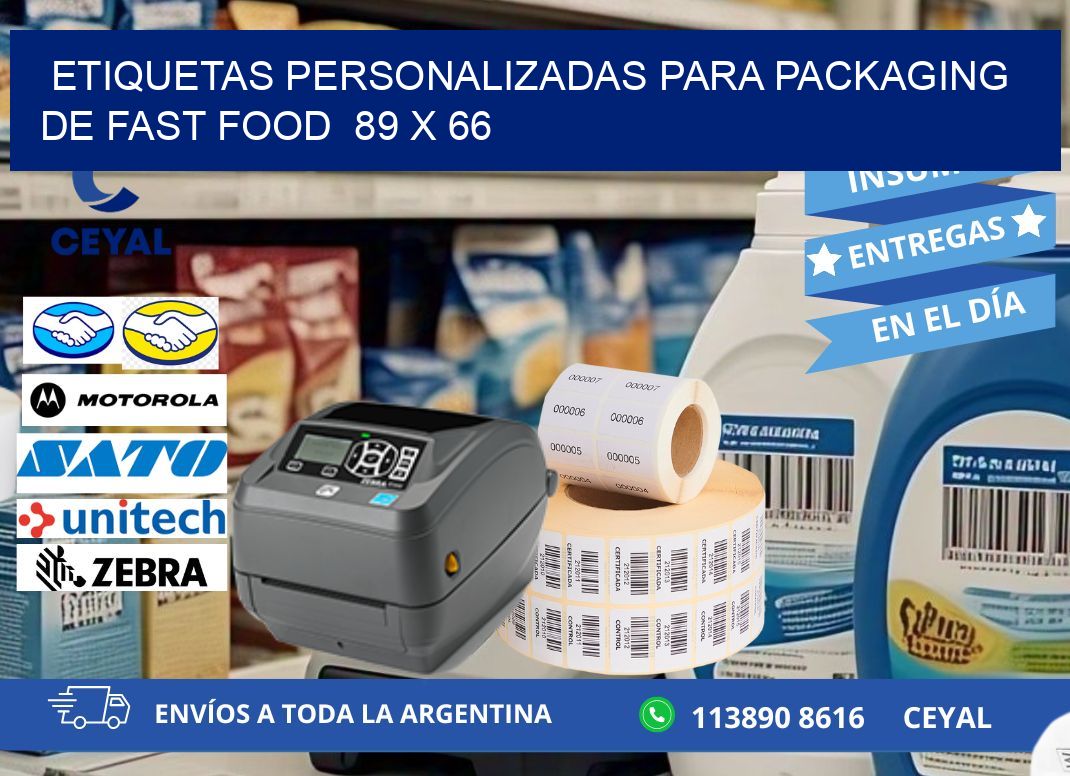 ETIQUETAS PERSONALIZADAS PARA PACKAGING DE FAST FOOD 89 x 66