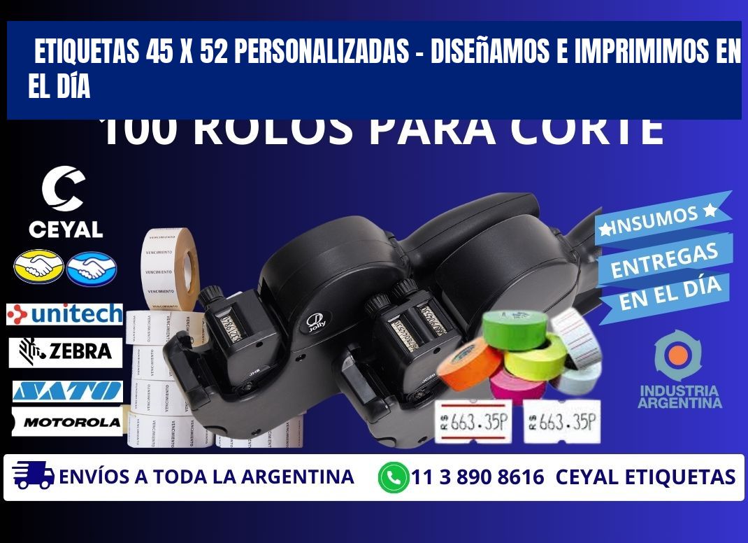Etiquetas 45 x 52 Personalizadas – Diseñamos e Imprimimos en el Día