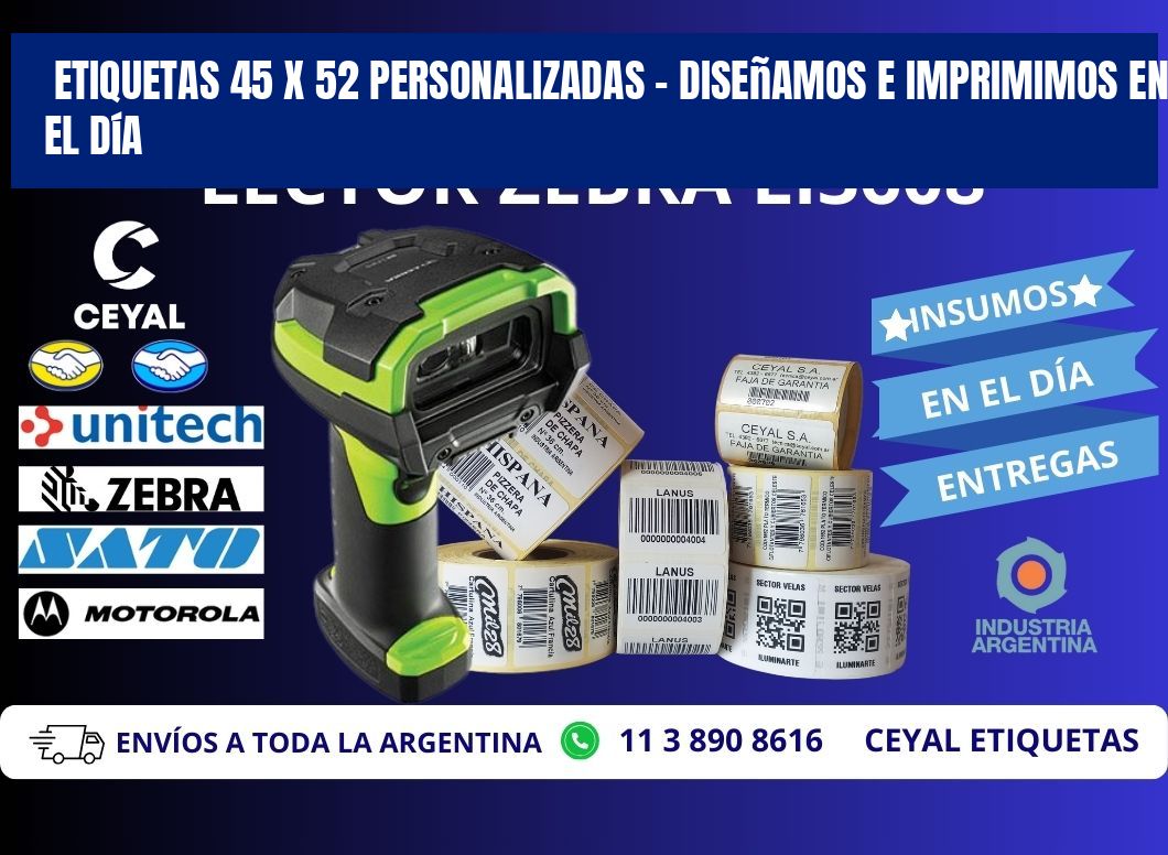Etiquetas 45 x 52 Personalizadas – Diseñamos e Imprimimos en el Día