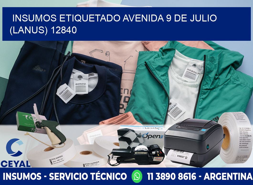 INSUMOS ETIQUETADO Avenida 9 de Julio (lanus) 12840