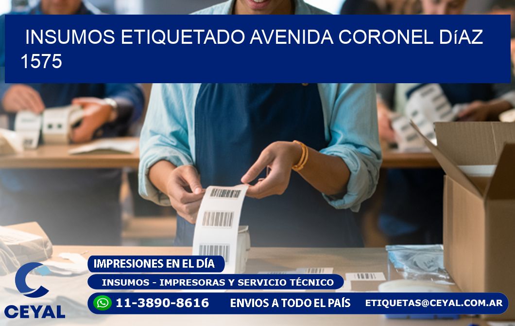 INSUMOS ETIQUETADO Avenida Coronel Díaz 1575