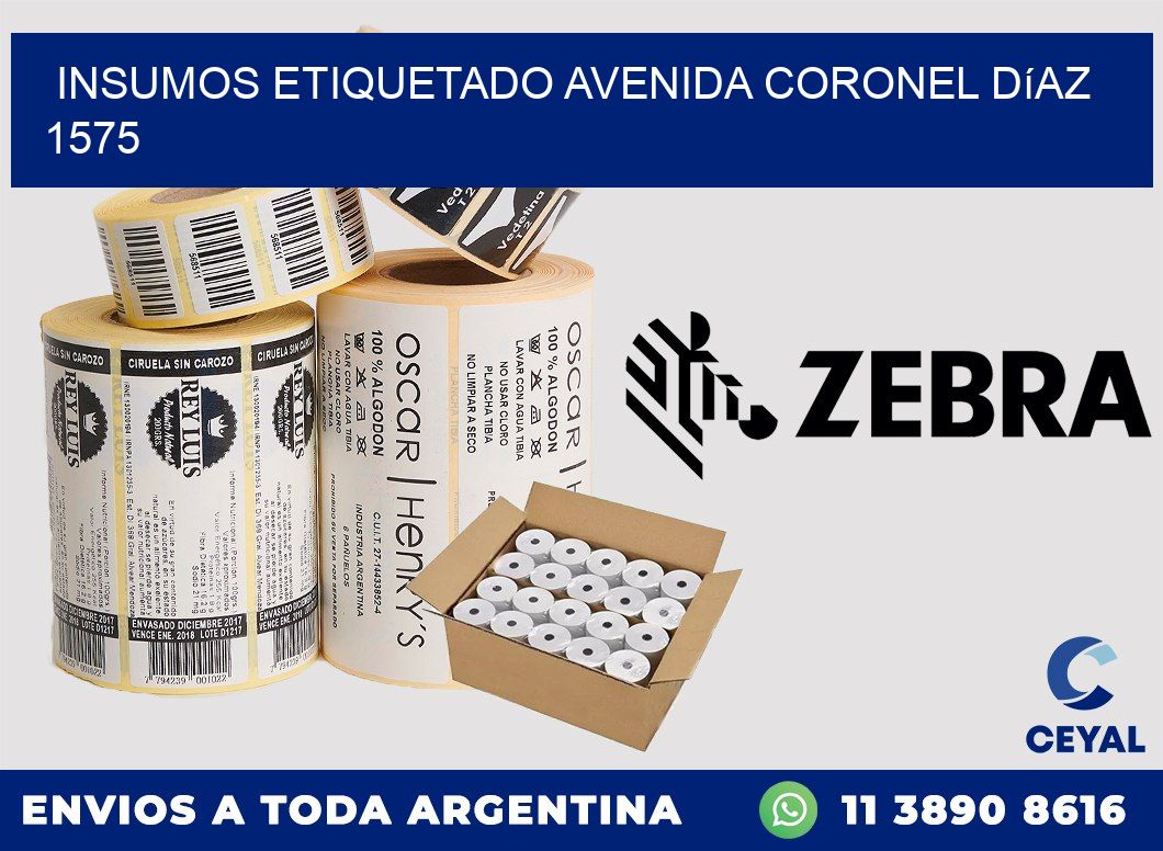 INSUMOS ETIQUETADO Avenida Coronel Díaz 1575