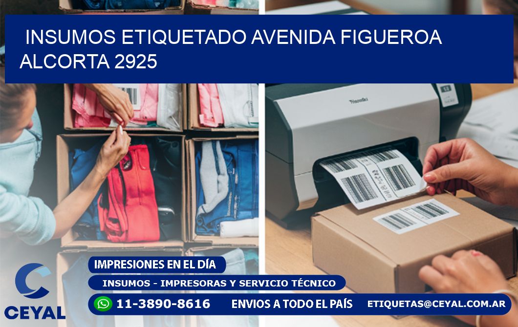 INSUMOS ETIQUETADO Avenida Figueroa Alcorta 2925