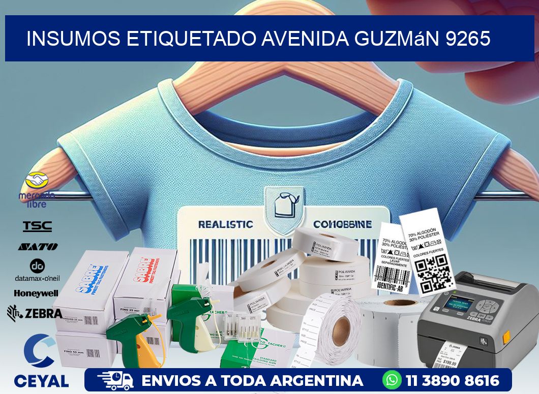 INSUMOS ETIQUETADO Avenida Guzmán 9265