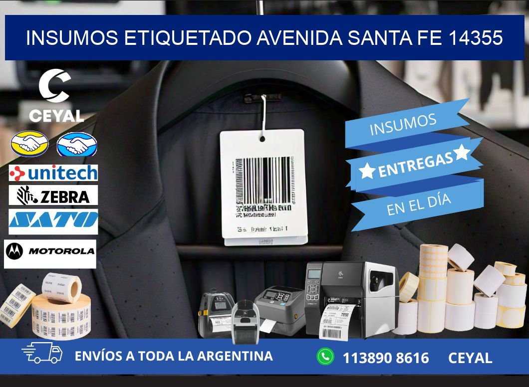INSUMOS ETIQUETADO Avenida Santa Fe 14355