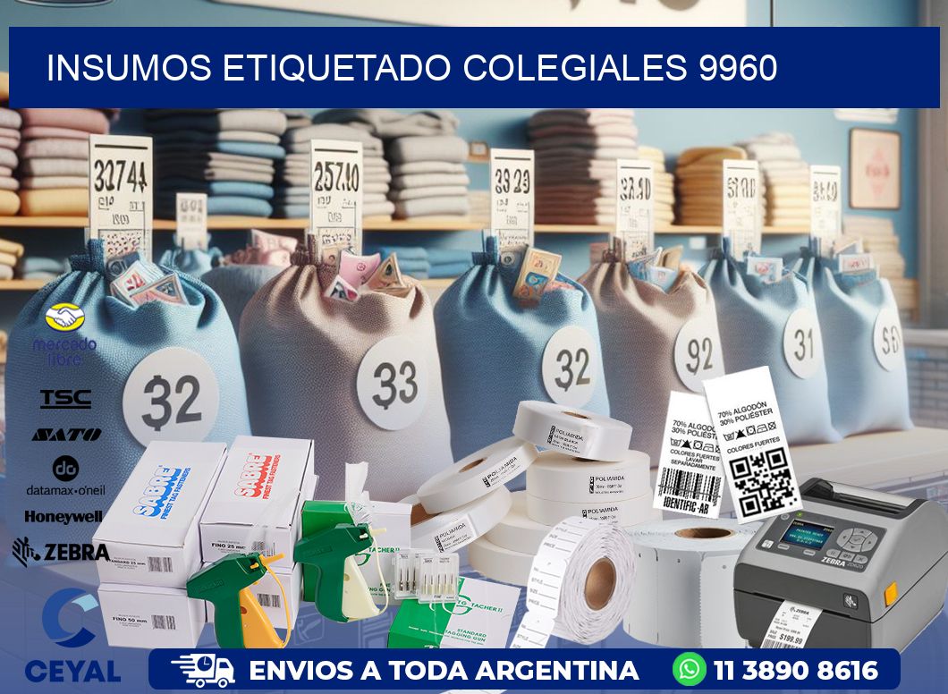 INSUMOS ETIQUETADO Colegiales 9960