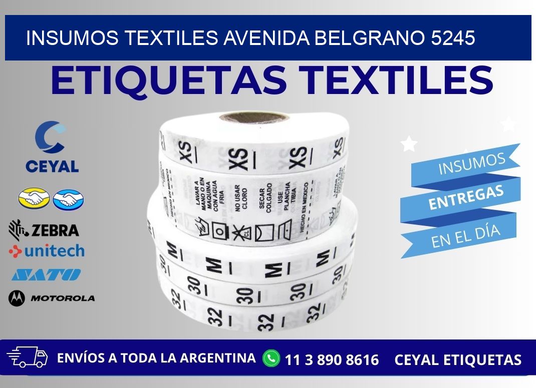 INSUMOS TEXTILES AVENIDA BELGRANO 5245