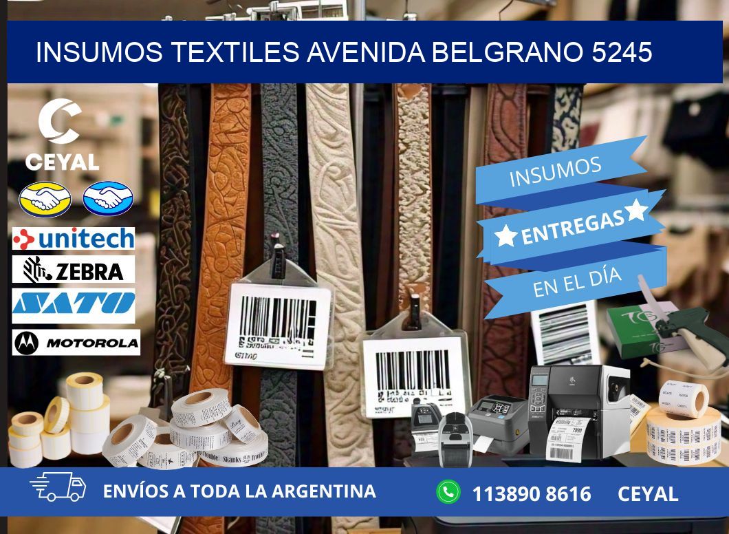 INSUMOS TEXTILES AVENIDA BELGRANO 5245