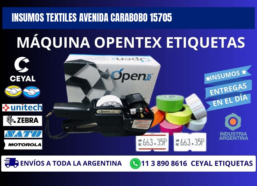 INSUMOS TEXTILES AVENIDA CARABOBO 15705