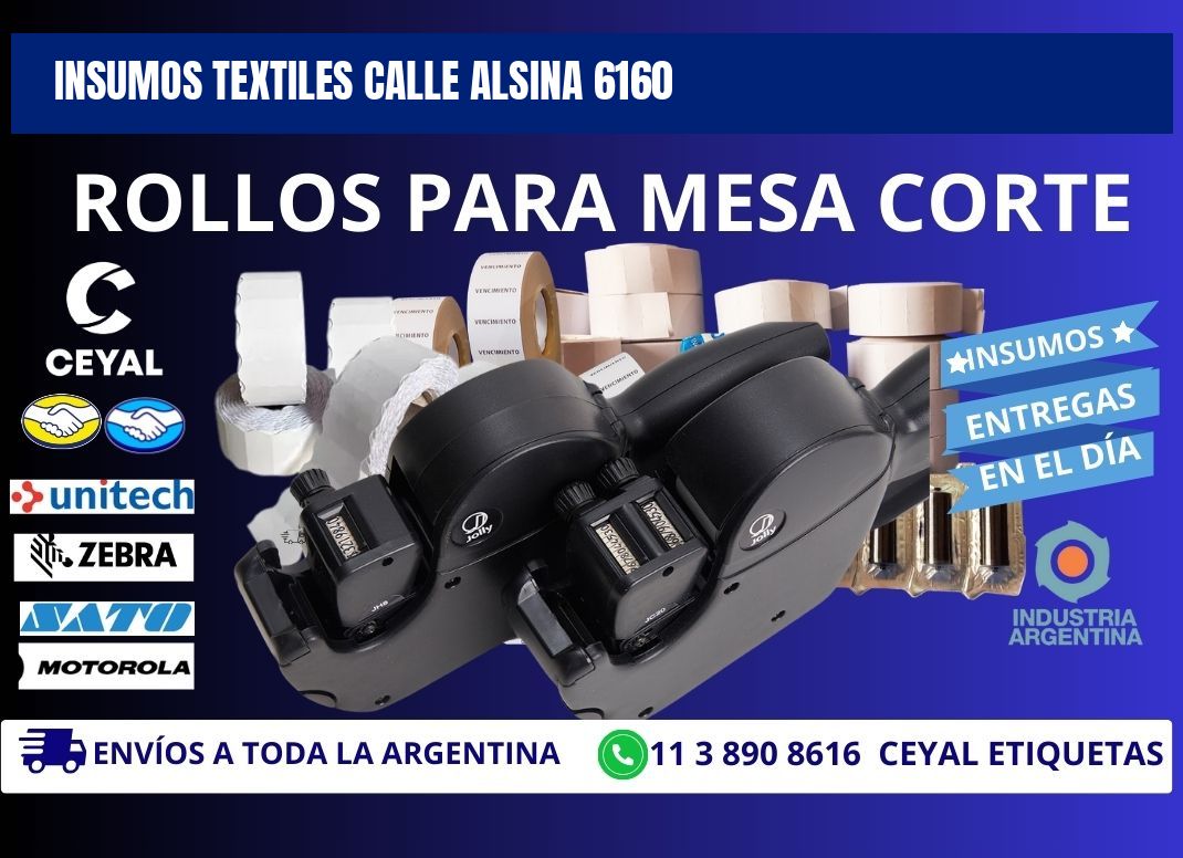 INSUMOS TEXTILES CALLE ALSINA 6160