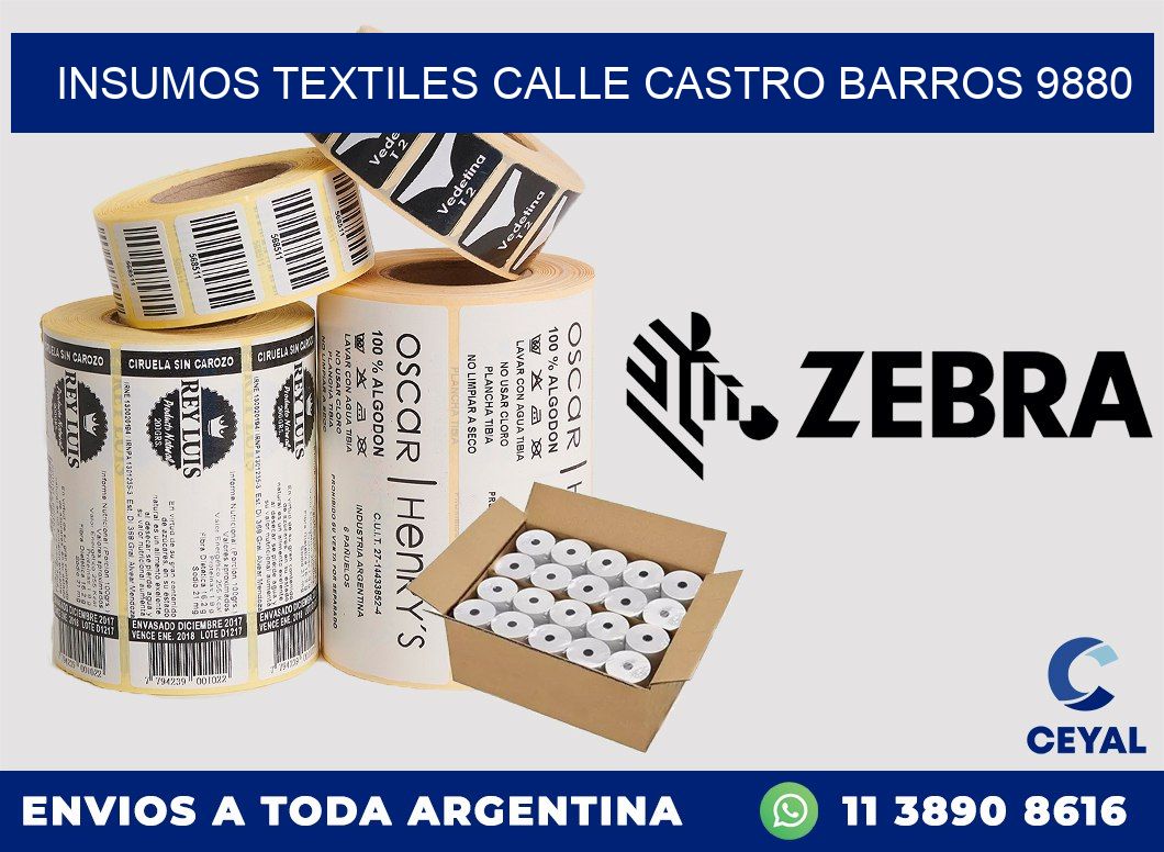 INSUMOS TEXTILES CALLE CASTRO BARROS 9880