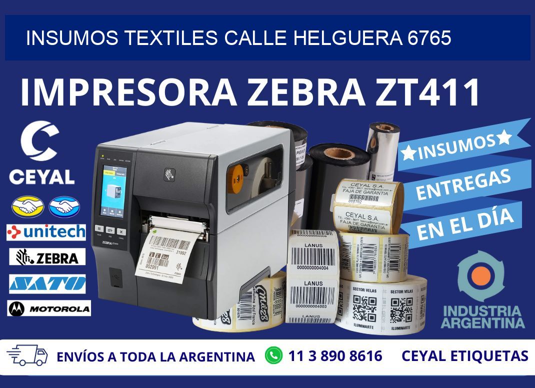 INSUMOS TEXTILES CALLE HELGUERA 6765