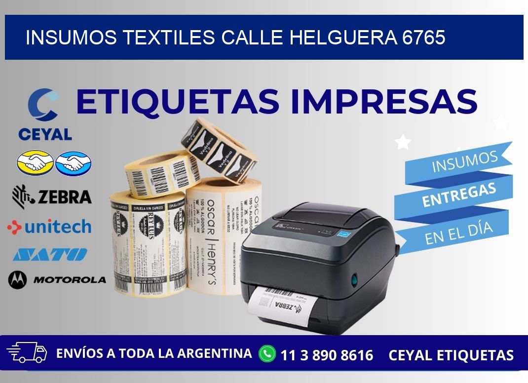 INSUMOS TEXTILES CALLE HELGUERA 6765