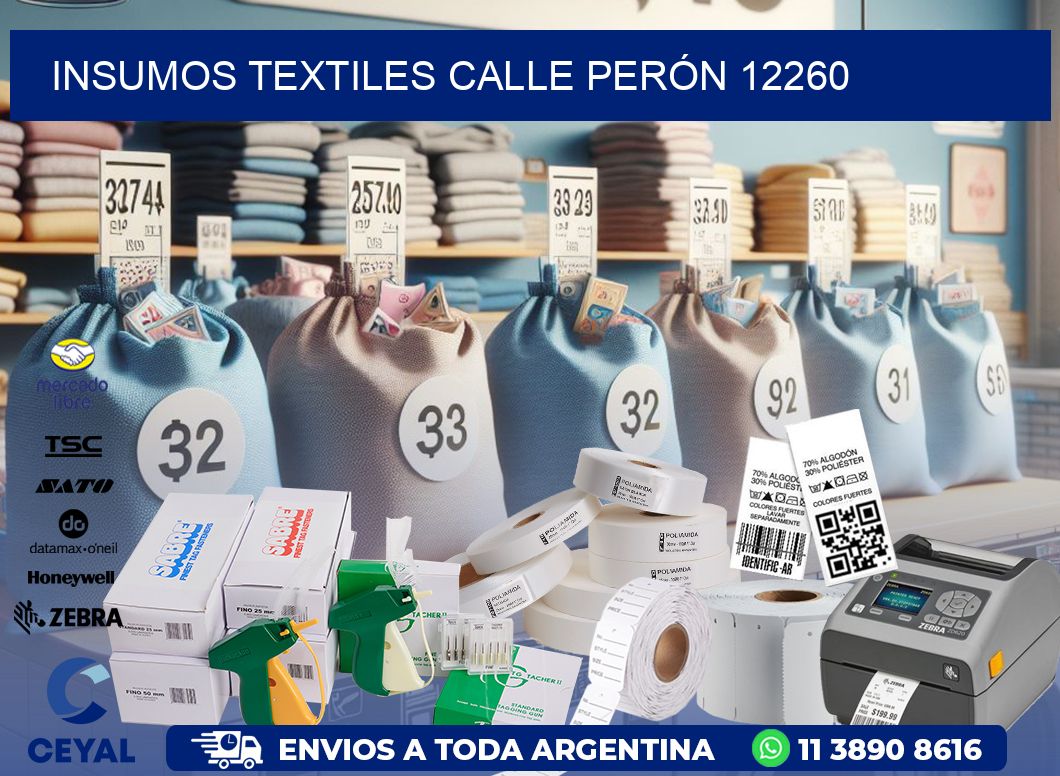 INSUMOS TEXTILES CALLE PERÓN 12260