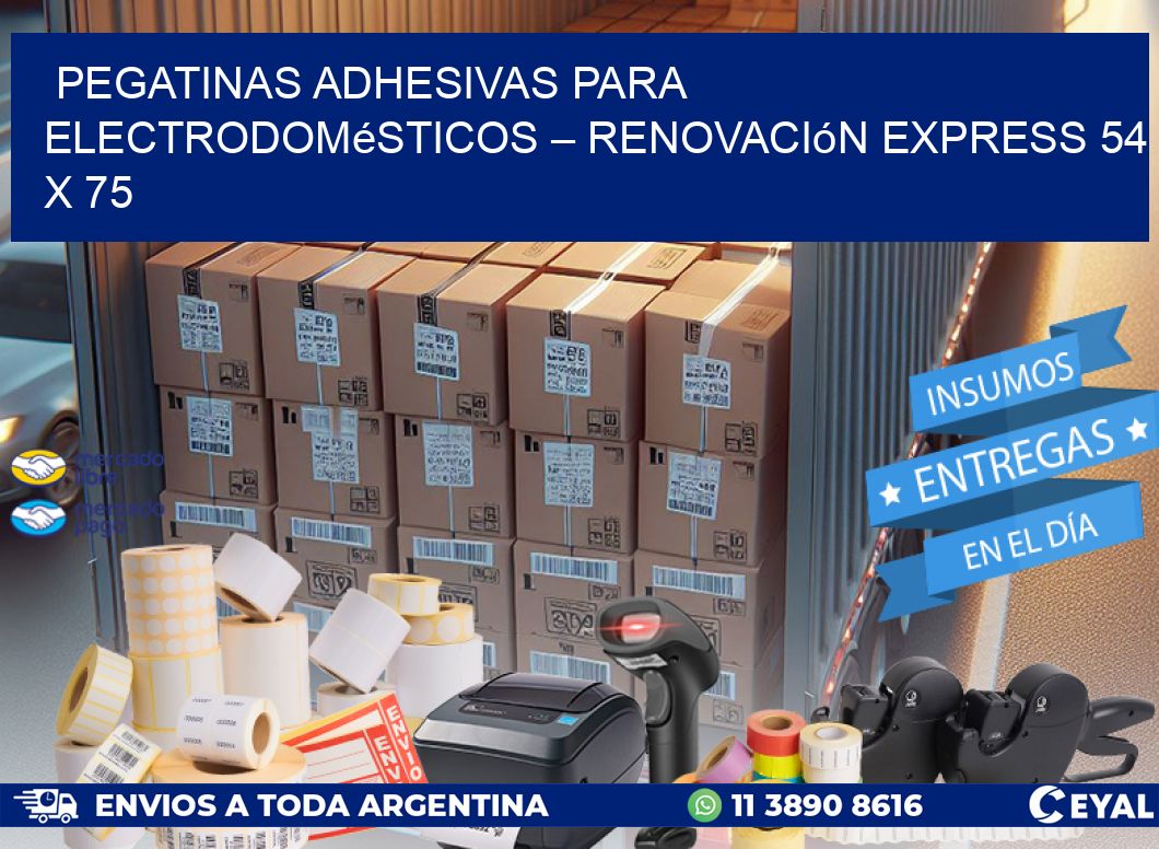 Pegatinas Adhesivas para Electrodomésticos – Renovación Express 54 x 75