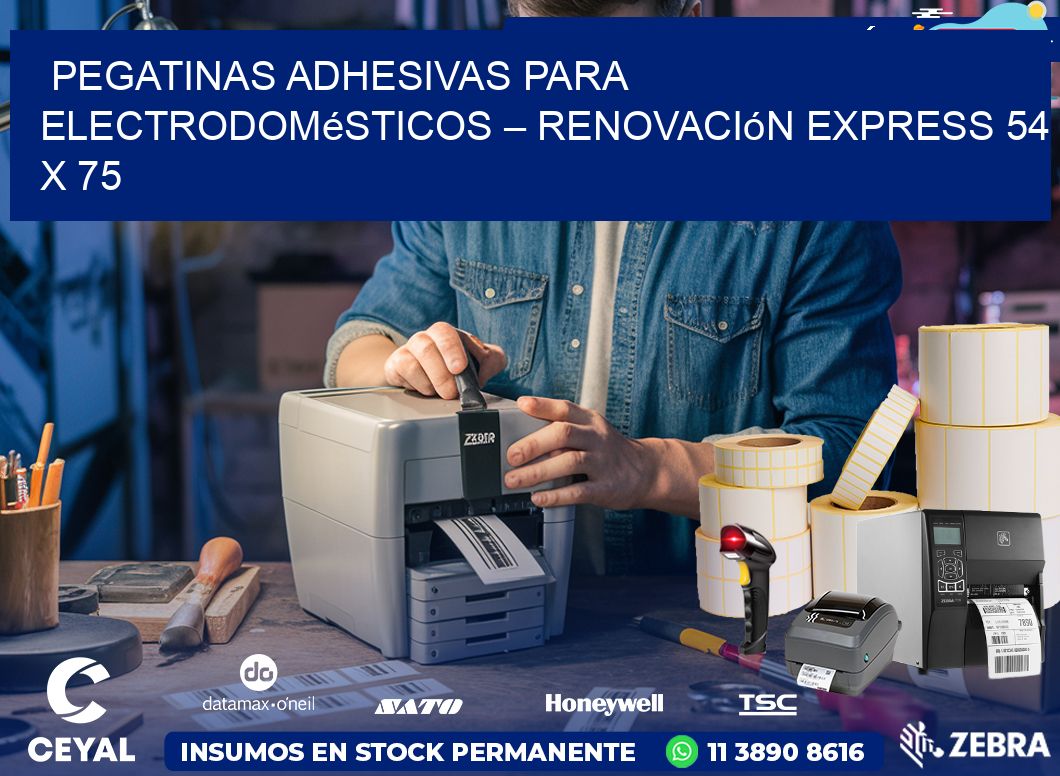 Pegatinas Adhesivas para Electrodomésticos – Renovación Express 54 x 75