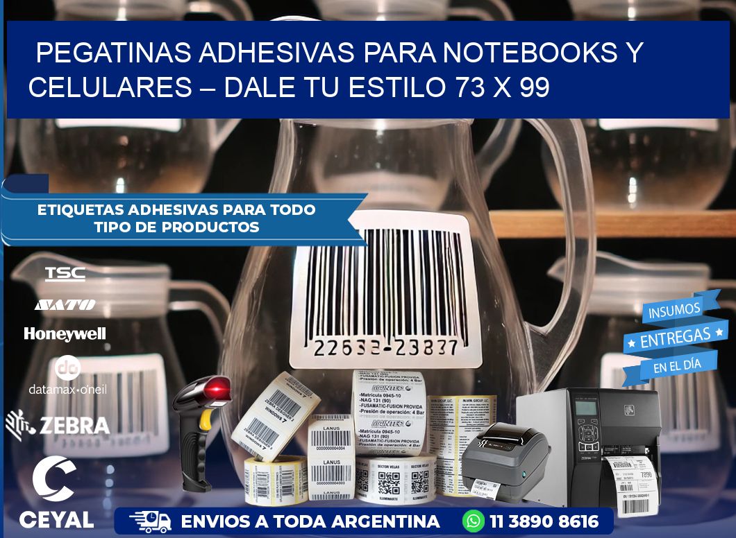 Pegatinas Adhesivas para Notebooks y Celulares – Dale Tu Estilo 73 x 99