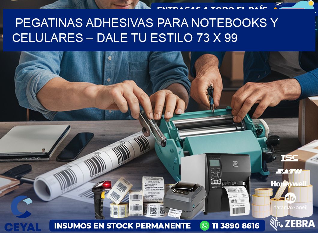 Pegatinas Adhesivas para Notebooks y Celulares – Dale Tu Estilo 73 x 99