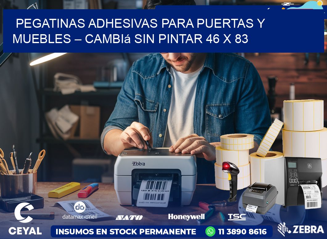 Pegatinas Adhesivas para Puertas y Muebles – Cambiá sin Pintar 46 x 83