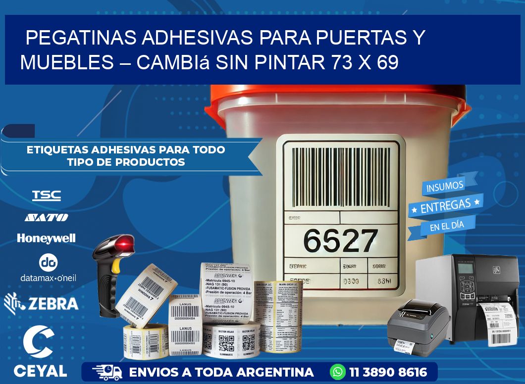 Pegatinas Adhesivas para Puertas y Muebles – Cambiá sin Pintar 73 x 69