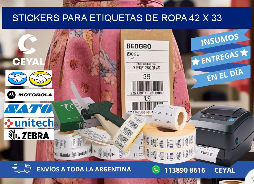 STICKERS PARA ETIQUETAS DE ROPA 42 x 33