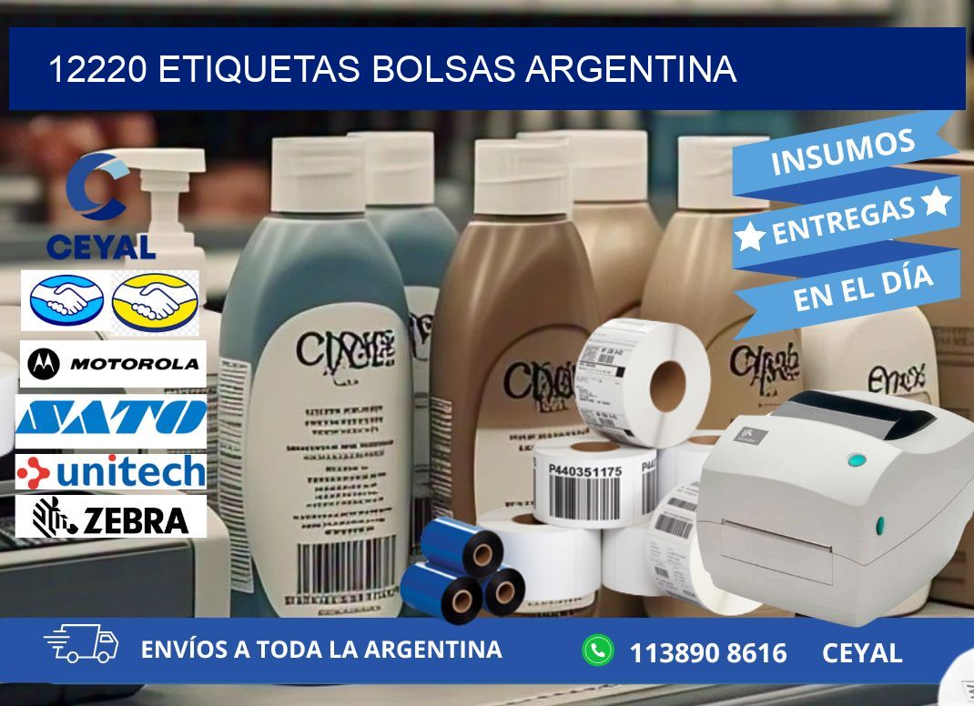 12220 ETIQUETAS BOLSAS ARGENTINA