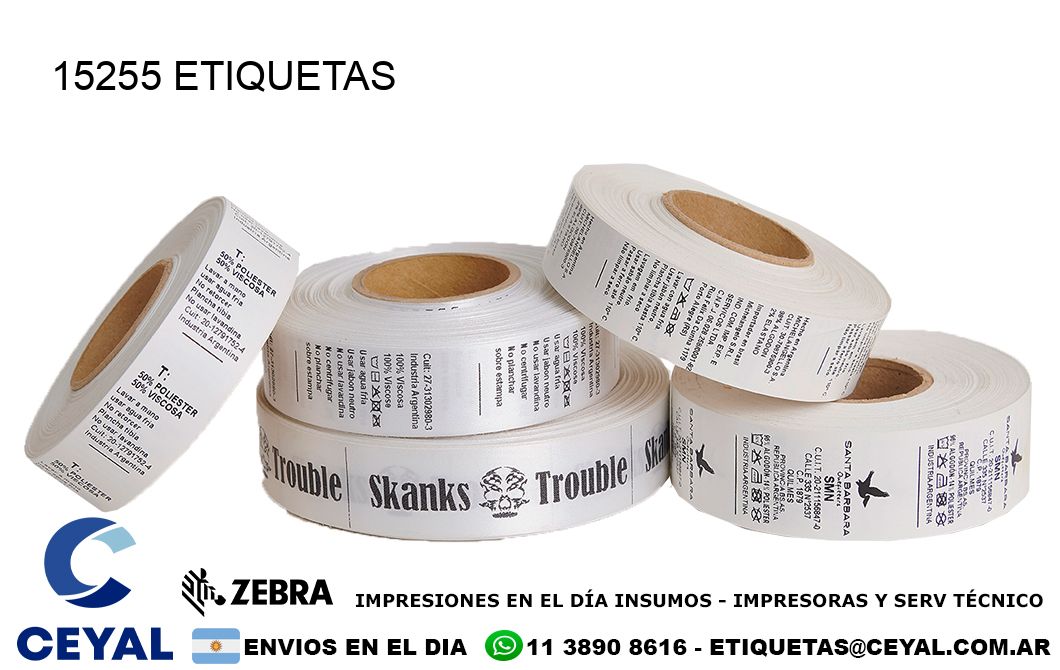 15255 ETIQUETAS