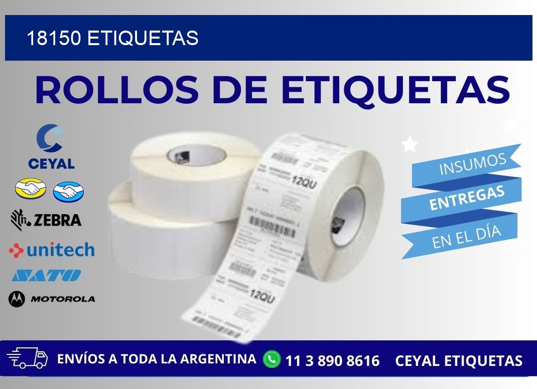 18150 ETIQUETAS