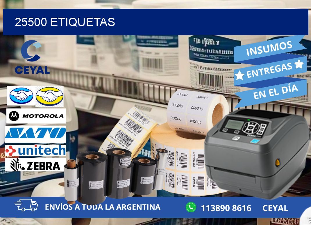 25500 ETIQUETAS
