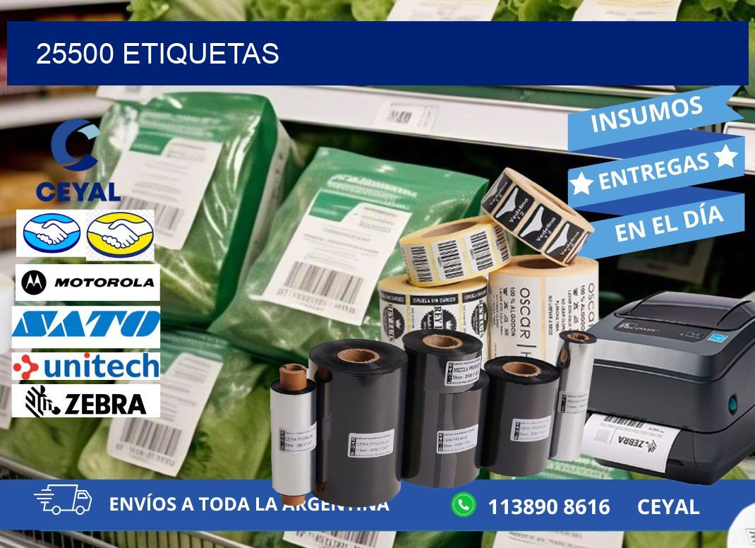 25500 ETIQUETAS